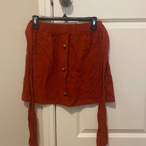 Shein skirt ties in front